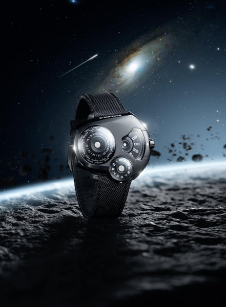 WORLDTIMER BLACK – SpaceOne Watches Paris